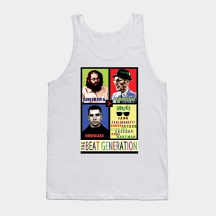 Ginsberg, Burroughs, Kerouac, and the Beat Generation Tank Top